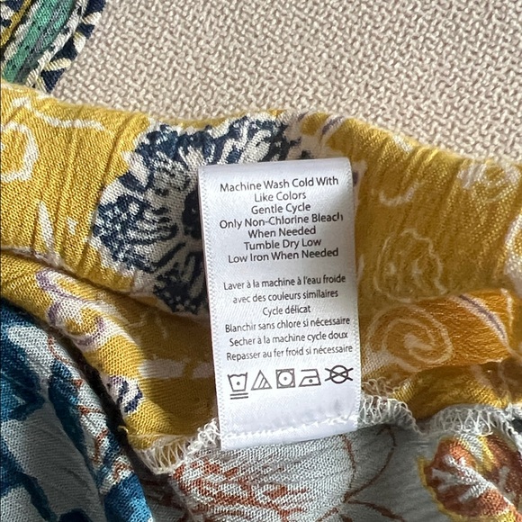 Coldwater Creek Multicolor Floral Patchwork Blouse - Picture 7 of 7